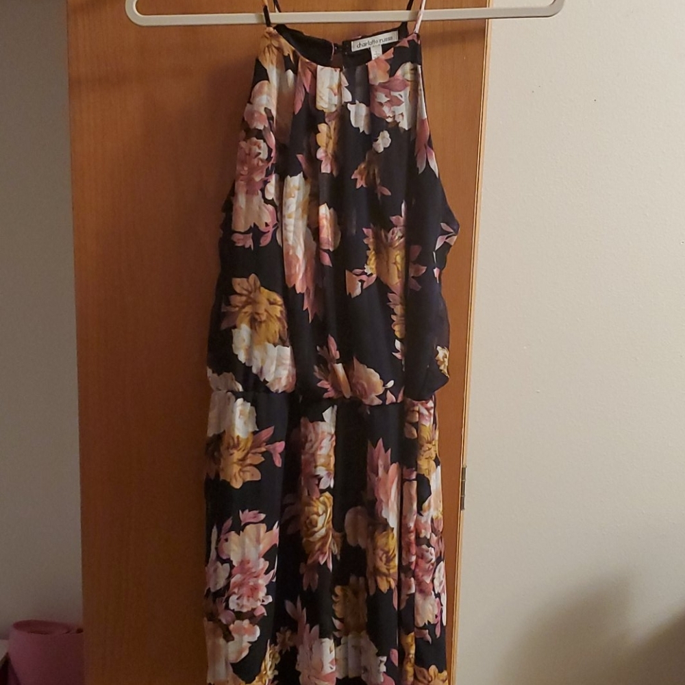 Floral Print Romper